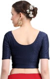 MB Dobby Cotton Lycra Stretchable Blouse Collection Wholesale In India